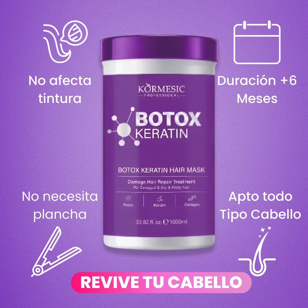 KERATINA BOTOX | CABELLO LISO Y BRILLO INTENSO