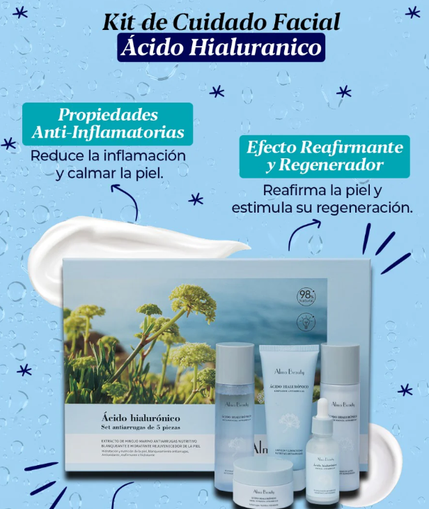 ¡PROMO BLACK FRIDAY! KIT ACIDO HIALURONICO X 5 UNIDADES