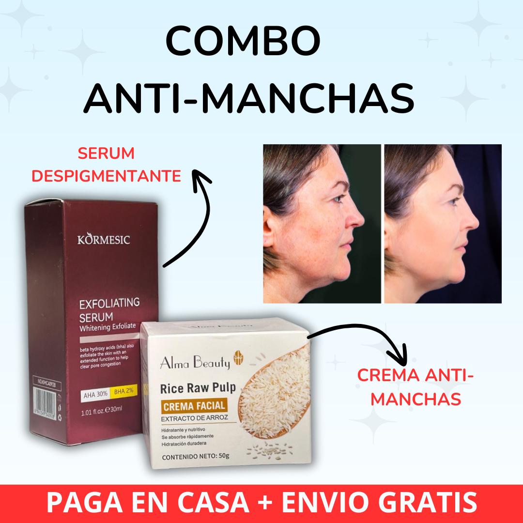 COMBO ESPECIAL PARA ELIMINAR MELASMA | NO MAS MANCHAS Y CICATRICES